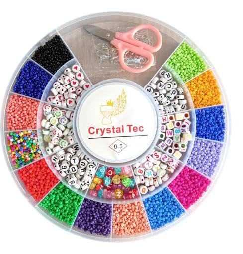 THE GIFT FACTORY"" Creative DIY Beads Jewelry Making Bracelet Necklace Educational Toy