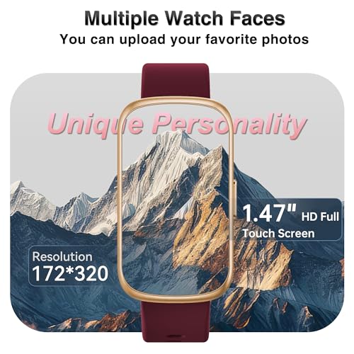 Image of Fitness Tracker, Smart Watches for Women Men with 24 /7 Heart Rate /Blood Pressure /Blood Oxygen Monitor, Sleep Tracker, Calories&Step Counter, IP68 Waterproof Health Activity Trackers for Android&iPhone