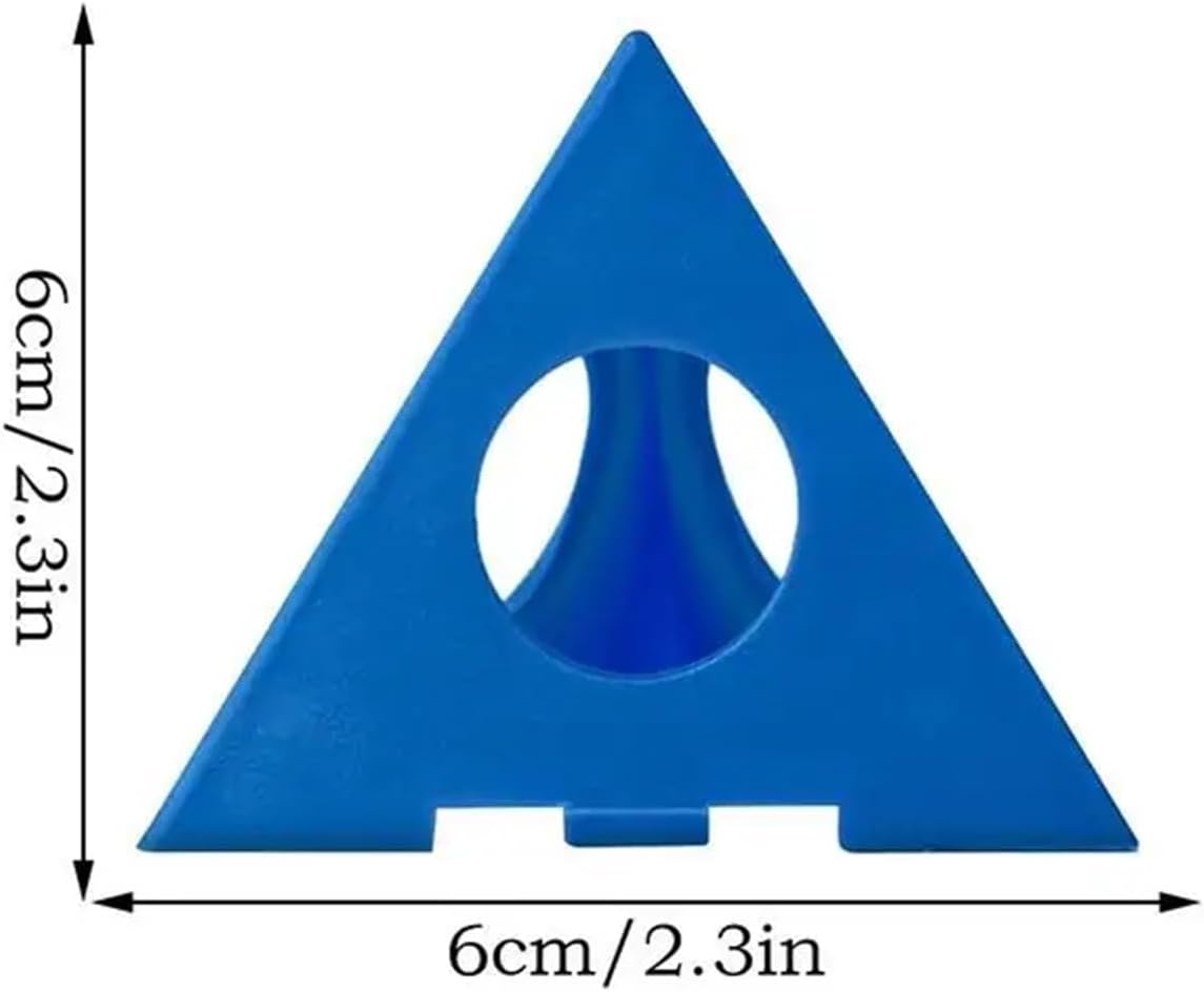 100 Pcs Mini Pyramid Support Stands - Reusable Woodworking & Paint Drying Racks