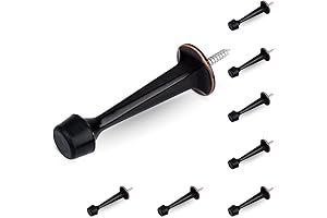 HOMOTEK Door Stopper Oil Rubbed Bronze - 8 Pack Heavy Duty Solid...