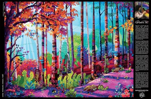 Buffalo Games - Redina Tili Woodland - Rompecabezas Jigsaw de 1000 Piezas para Adultos | Arte de Redina Tili, Hecho en USA, Cartón Reciclado, Tamaño Terminado 26.75 x 19.75 in, Incluye Póster, Ideal para Regalo miniatura 5