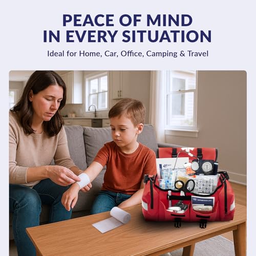 MFASCO 415-Piece Fully Stocked Trauma Bag