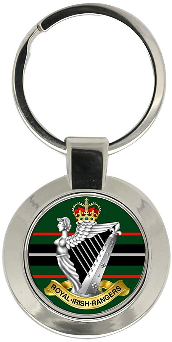 Giftshop UK Royal Irish Rangers, British Army Key Ring