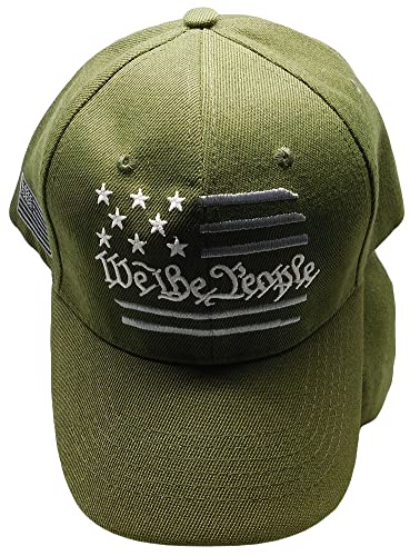 Gorra ajustable Trade Winds bandera USA verde oliva miniatura 2