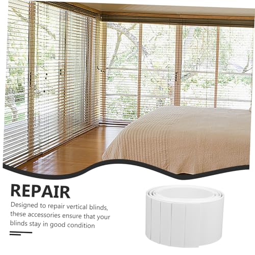 Lamas de persianas verticales de PVC repuesto blanco para ventanas correderas 7