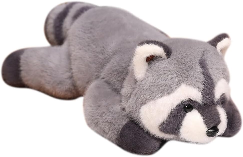 Raccoon Weighted Stuffed Animal, 25.6 Inch Plush Toy Doll, Cute Weighted Raccoon Plushie for Kids, Birthday Gift, 113107QQ5ZL1I