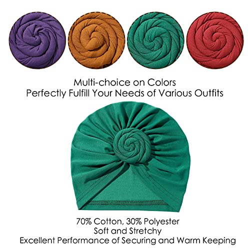 Image of KYNARI Turban Head Wraps for Women, Pretied Stretch Bonnet Hair Wrap