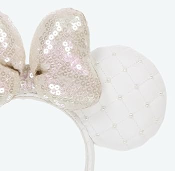 Amazon.co.jp: ミニーマウス カチューシャ ホワイト レザー風