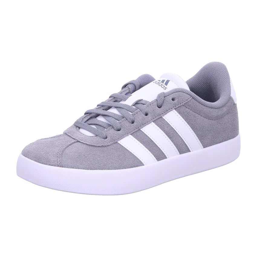 adidas Unisex - Bambini e Ragazzi VL Court 3.0 Shoes, Grey Three/Cloud White/Grey Two, 29 EU