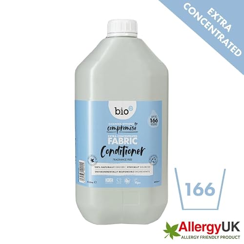 Bio-D bezzapachowa odżywka do tkanin, wegańska i przyjazna dla środowiska, 1 x 5 l