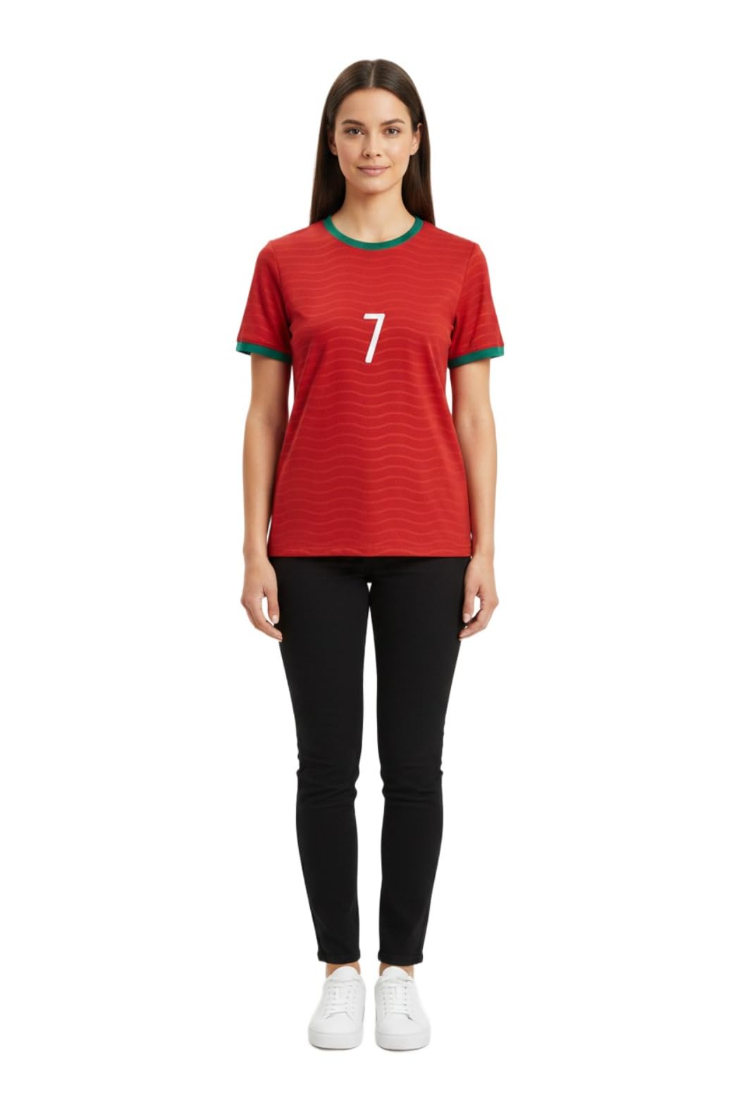 Portugal Ronoldo 7 Football Jersey Tee for Boys, Girls, Men & Women L14 | Stylish sportswear for casual and athletic activities.-image-49