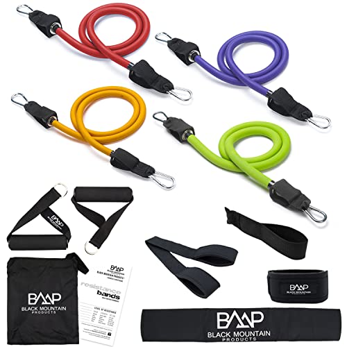Black Mountain Products Heavyweight Stackable Resistance Band Set