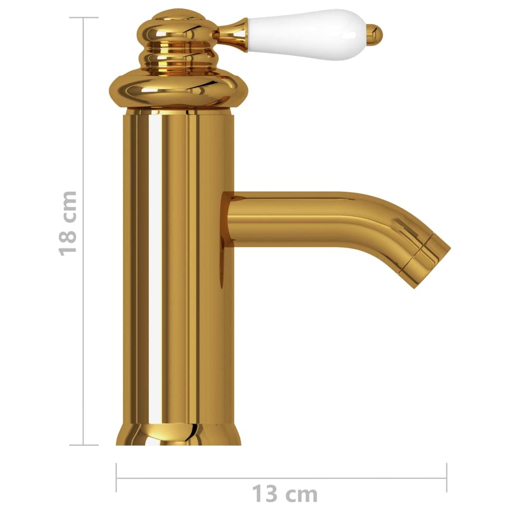 Grifo mezclador dorado de latón con conexión de acero inoxidable, flexible, para baño y cocina, ahorro de agua, moderno, compacto, giratorio