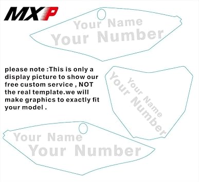 MXP Motorcycle Team Graphic Backgrounds Decal Sticker Kits Compatible with YAMAHA RAPTOR 700R 2006 2007 2008 2009 2010 2011 2012