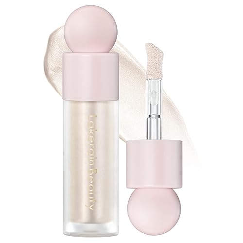 Resaltador líquido, varita iluminadora facial y corporal, resistente al agua y de larga duración, iluminador suave en crema, sedoso brillo natural