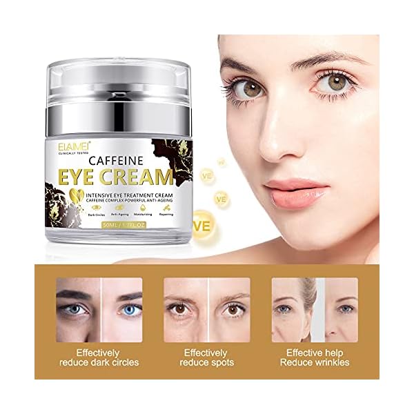 Caffeine-Eye-Cream-Anti-Wrinkle-Eye-Cream-for-Dark-Circles-and-Puffiness-with-Collagen-Puffiness-WrinklesCrows-Feet-Eye-Lift-Treatment-For-Men-Women ELBBUB Caffeine Eye Cream, Anti Wrinkle Eye Cream and Puffiness-with Collagen, Puffiness, Wrinkles,Crows Feet Eye Lift Treatment For Men & Women