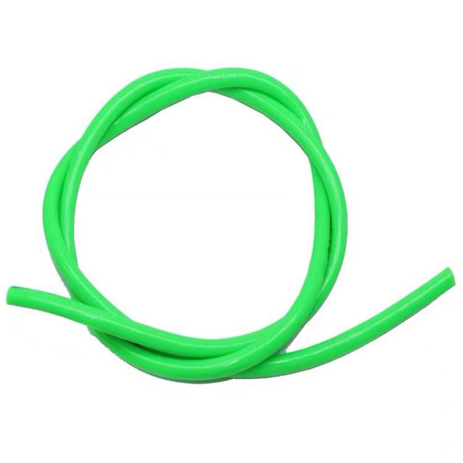 WEKONUMEX Silicone Tubing, Flexible High Temp Multicolor Rubber Motorcycle Air Fuel Line 0.8cm OD 4.5-4.6mm ID 100cm(Grün)