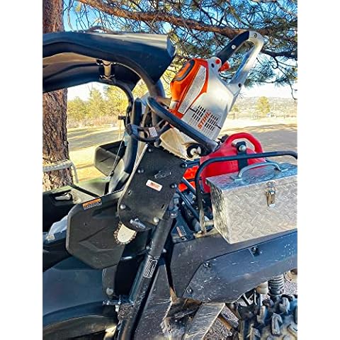 UTV Roll Bar Chainsaw Mount Fits Yamaha, Honda, Polaris, Can Am and All Round Roll Bars 1 " to 2" RCM-3012 Hornet outdoors Cover