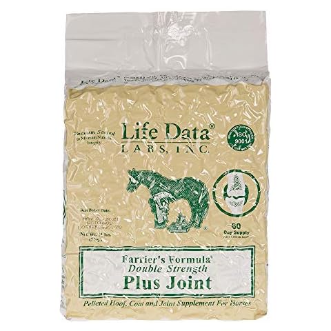 LIFE DATA LABS Farriers Formula Double Strength Plus Joint, 11 lbs; Pelleted Hoof, Coat and Joint Supplement for Horses Cover