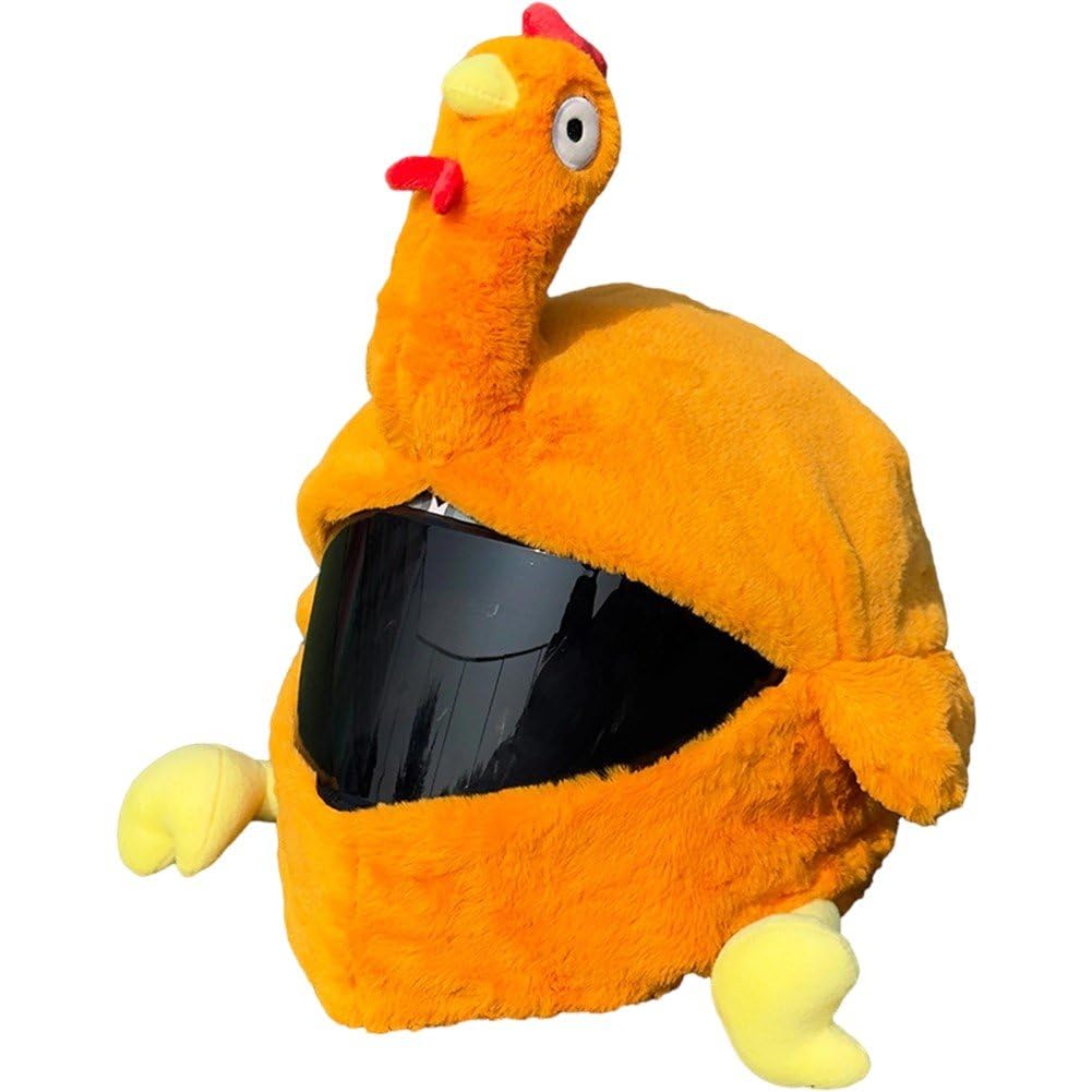 Brxmpn Motorcycle Helmet Cover Plush Turkey Full Face Helmet Protective Cover Motorcycle Helmet Plush Hat Lightweight Cycle Helmet