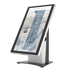 Kiosk VESA Display Stand All Metal for 15 6 inch Screen Monitor - BSC804BW
