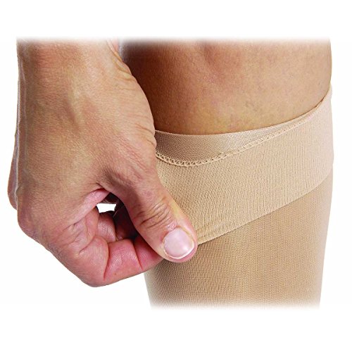 Image of JOBST BSN Medical 121530 Jobst Ultra Sheer Compression Stocking with Closed Toe, Waist High, Medium, 20 mm - 30 mm HG Size, Suntan