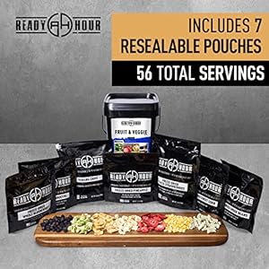 Ready-Hour-Fruit-Veggie-Mix-Real-Non-Perishable-Freeze-Dried-Food-30-Year-Shelf-Life-Portable-Emergency-and-Adventure-Food-Supply-Durable-Flood-Safe-Container-56-Servings - Cucciolini Doodles   Ready-Hour-Fruit-Veggie-Mix-Real-Non-Perishable-Freeze-Dried-Food-30-Year-Shelf-Life-Portable-Emergency-and-Adventure-Food-Supply-Durable-Flood-Safe-Container-56-Servings