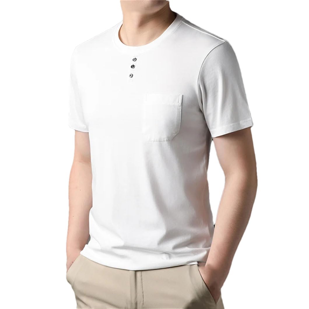 Męskie T-shirty Męska Koszulka Z Krótkim Rękawem Casual Męskie Topy