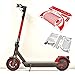m2medien Aufkleber-Set/Sticker Set - 25-teilig auf 34x22cm Bogen geeignet für Segway Ninebot Max g30d E-Scooter (Rot Reflektierend)