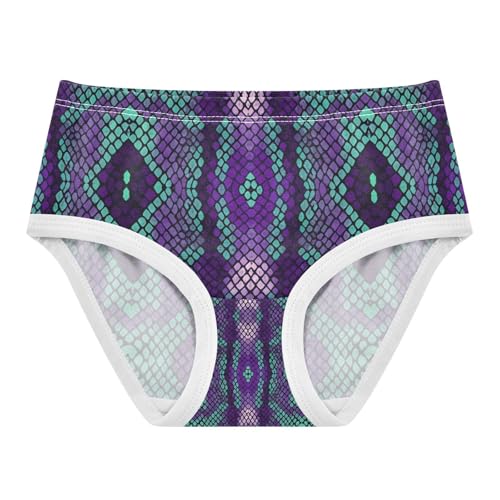 Purple Turquoise Snake Skin Toddler Girls's Underwear 2T 202c1415