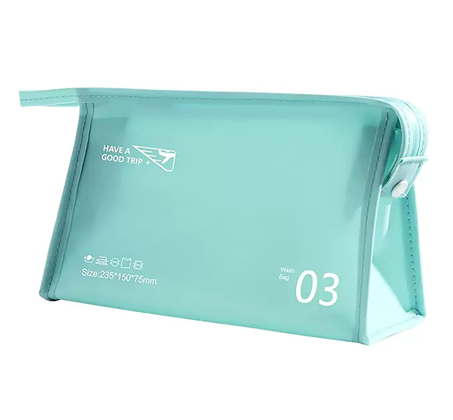 Toiletry Bag for Women Travel Macaron Jelly Toiletry Bag Travel Makeup Bag Hanging Toiletry Bag for Men Toiletry Bags (Light Blue, 7.5 Cm, L)-image-12