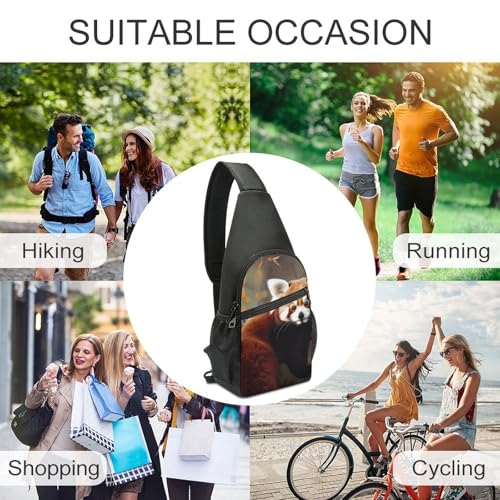 Mochila tipo bandolera casual para senderismo y viaje miniatura 6
