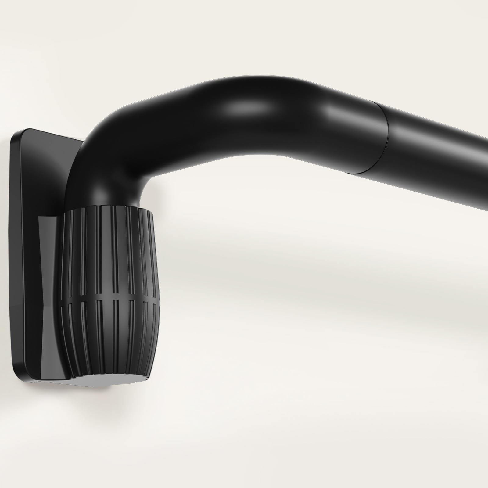 Photo 1 of ***MISSING PARTS***
MISSING WALL MOUNTS
PeSenp Blackout Curtain Rods, Quick-Release Wrap Around Curtain Rods for Windows 48 to 84 Inches, 1" Adjustable, Heavy Duty, Matte Black for Bedroom, Living Room