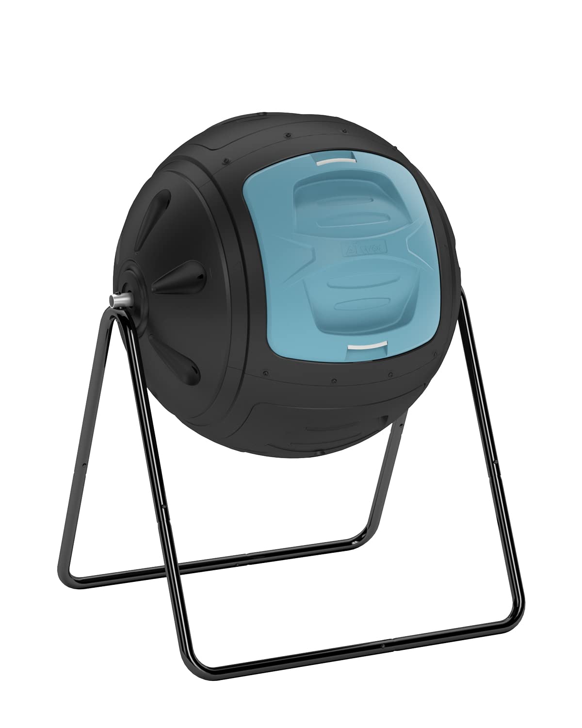 SQUEEZE master Multifunction 130L Garden Tumbling Composter, Heavy-Duty Fast-Working Compost Bin with Easy-to-use Drain Plugs to Collect Liquid (Blue)