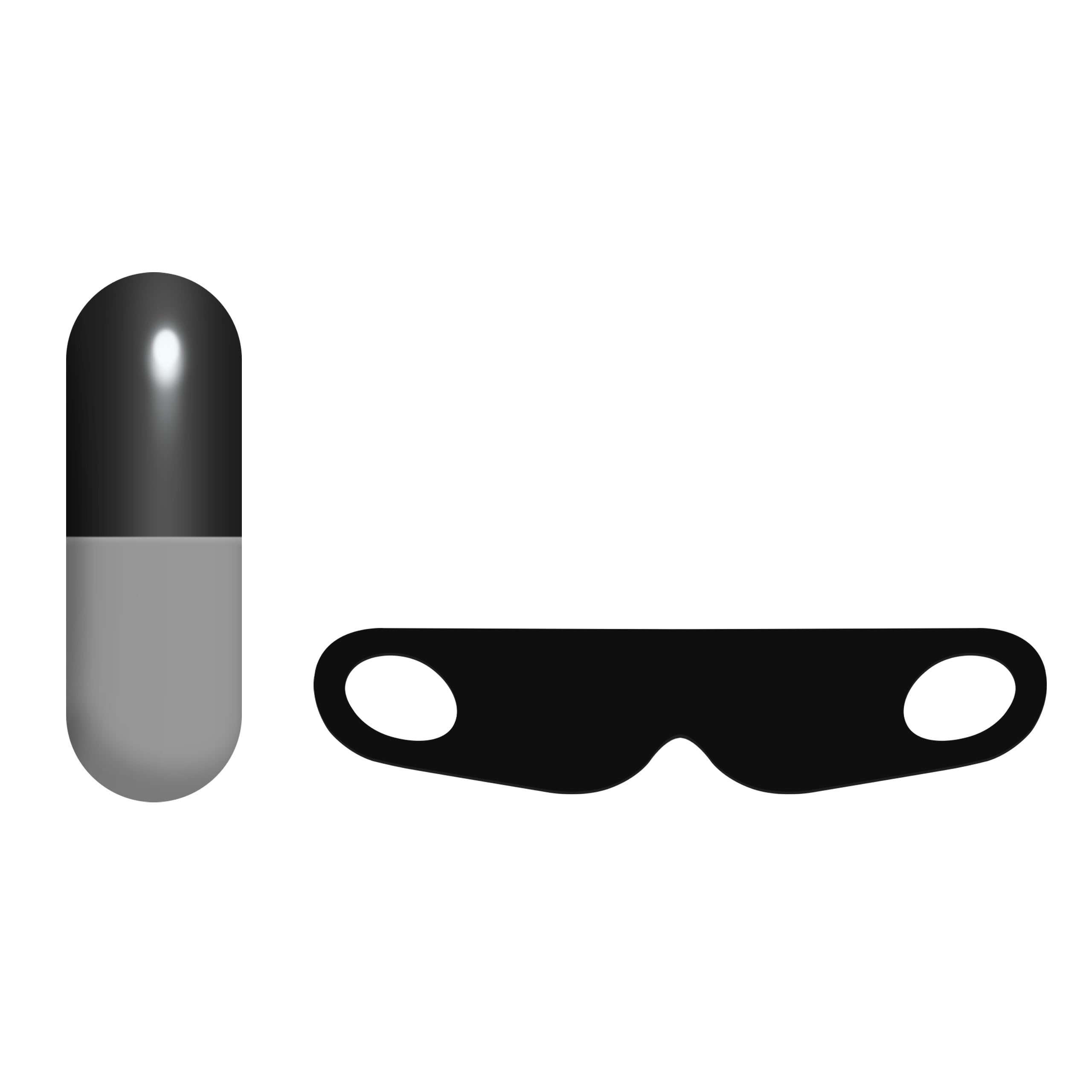 Sleep Mask 1 Piece Capsule Pack Portable Eye Mask for Sleeping Blackout Eye Mask for Sleeping Night Blindfold