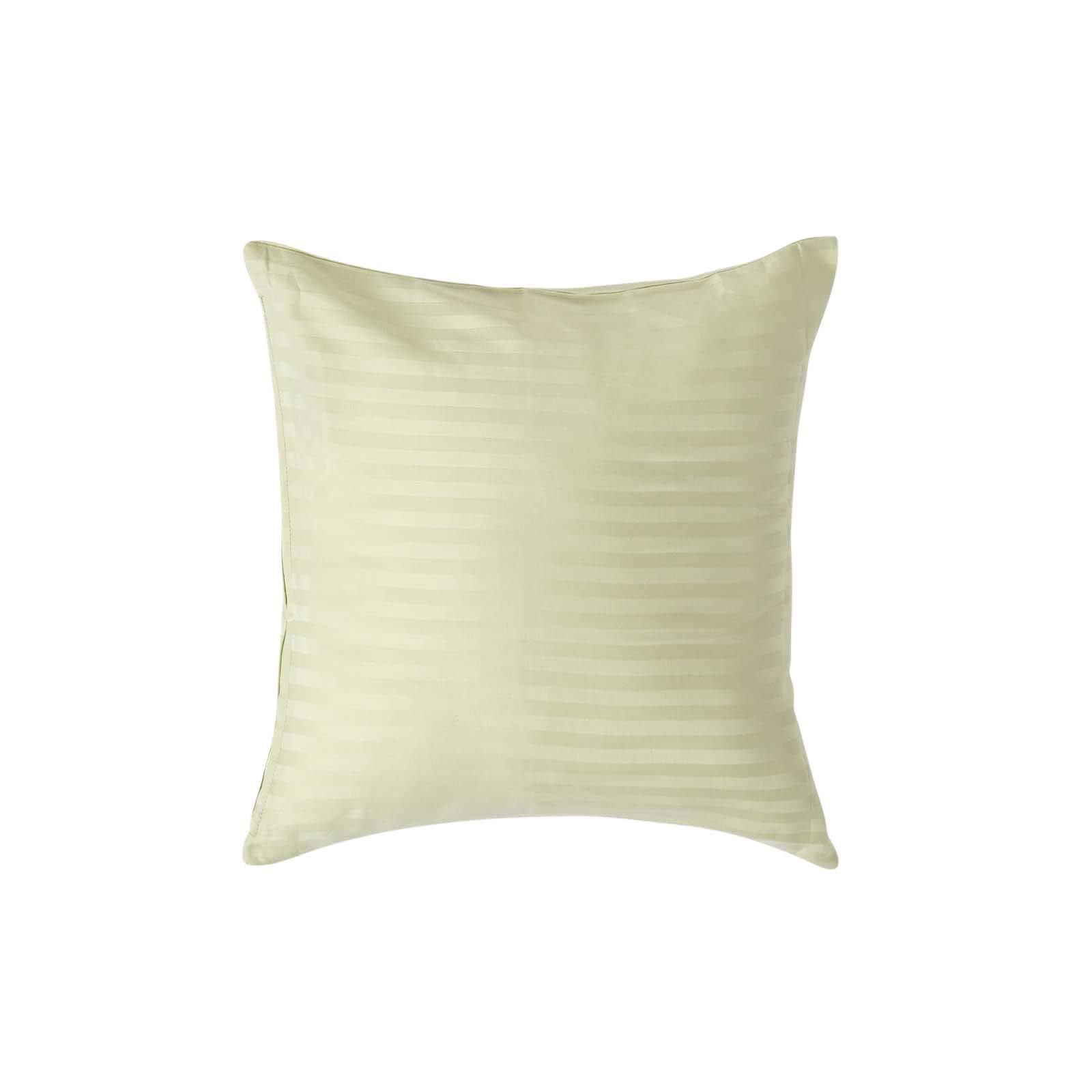 Homescapes Green Continental Egyptian Cotton Pillowcase 330 Tc, 40 X 40 Cm In