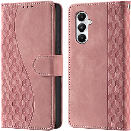 Handyhülle für Samsung Galaxy A05s Leder Wallet RFID hüllen Rosa