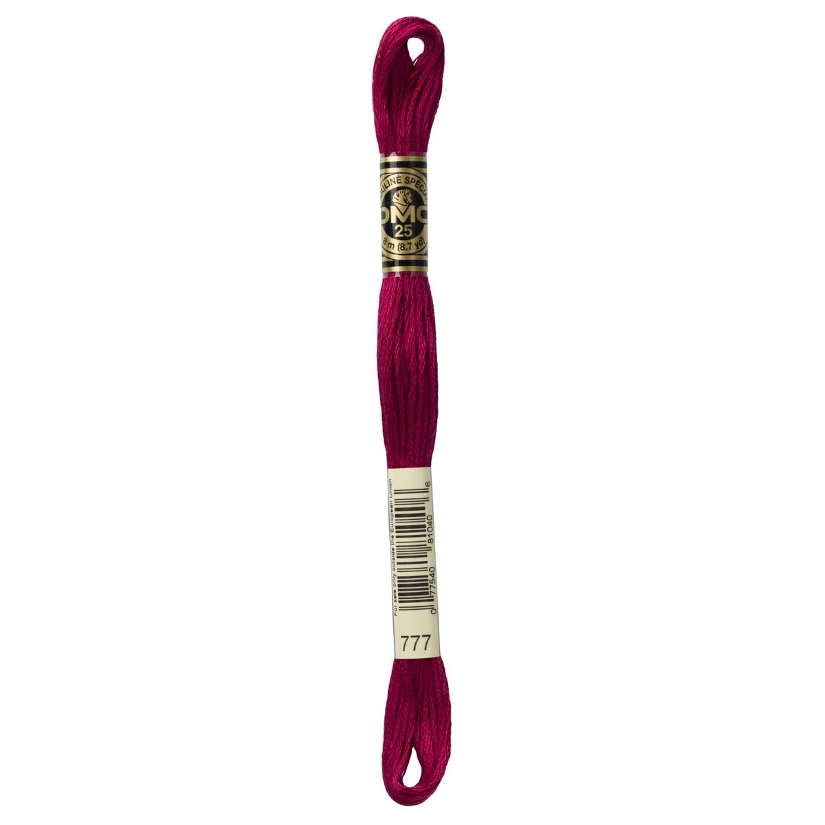 DMC Embroidery Floss Mouline Stranded Cotton Thread for Hand Embroidery and Sewing - Colour No: 777-5 x 8m Skeins โ image 1