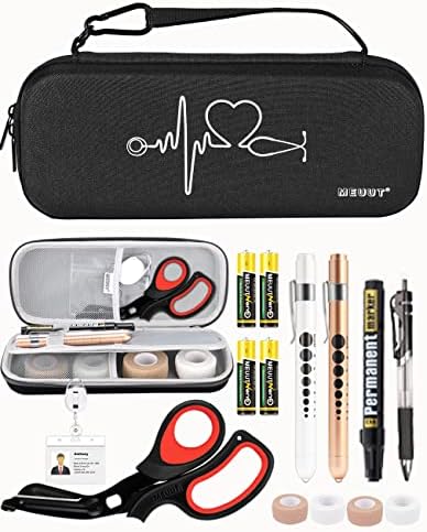 MEUUT Stethoscope Case 15pcs Nurse Essentials Set for Nurses Students Gifts