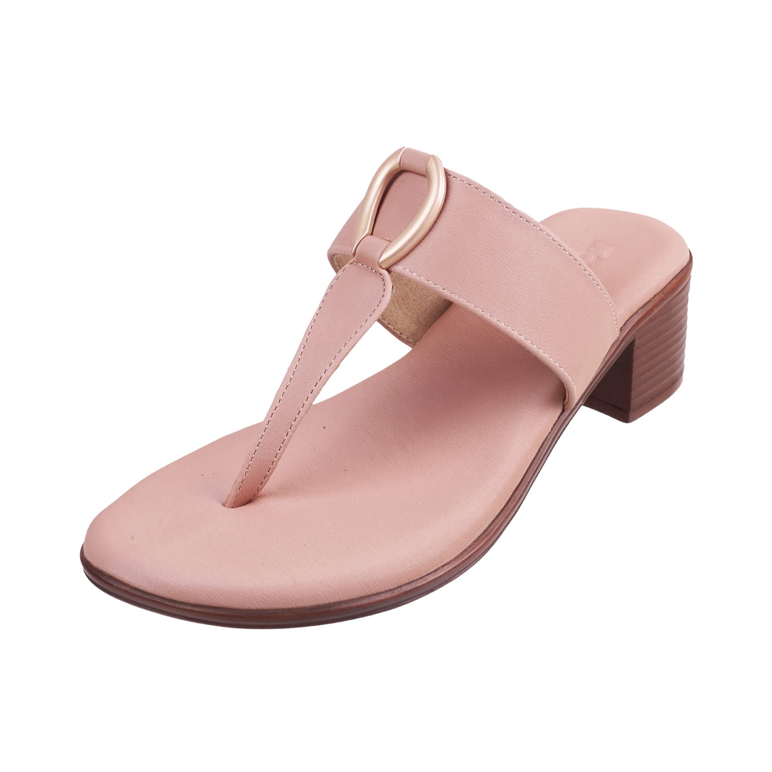 Mochi Womens Synthetic Peach Slip Ons (Size (4 UK (37 EU)) (B09P46FH16) Amazon Price History, Amazon Price Tracker