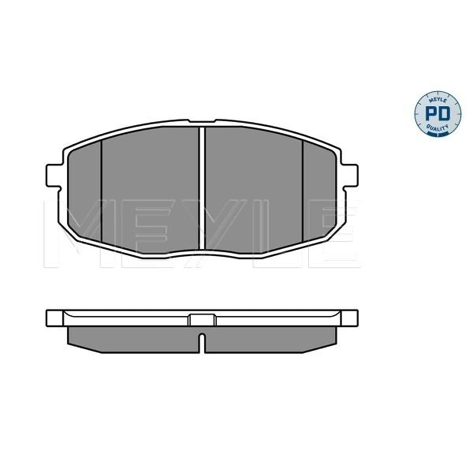 Meyle Pd-Bremsenset 280mm vorne | 28-155210022/PD + 0252396617/PD Kompatibel mit Cee'd Schrägheck (ed),cee'd SW (ed),pro Cee'd (ed)