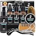GoldWorld Beard Grooming Kit w/Beard Oil,Beard Balm,Beard Brush,Beard Comb,Beard Ornaments,Beard Wash/Shampoo,Scissor,Shaping tool,Storage Bag,E-Book,Christmas Keychain,Beard Growth Care Gifts for Men