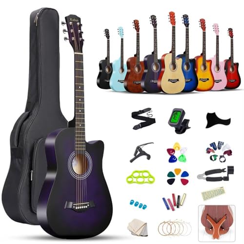 Amazon | アコースティックギター 初心者18点セット 38インチ 入門練習