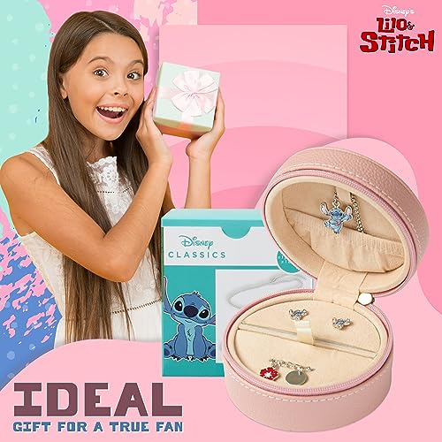 Disney Girls Friendship Necklace Earrings Bracelet Rings Sets - Stitch Gifts3
