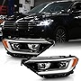 ACANII - For [Non-Projector Upgrade] 2019-2021 Volkswagen Jetta LED DRL w/LED Projector Headlights Headlamps Left+Right