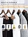 SMARTOR Suit Hangers for Men 12 Pack, Wide Shoulder Wooden Suit Hangers with Non Slip Pants Holder, Wide Hanger for Suit, Coat, Jacket, Gown, Heavy Duty Wood Suit Hanger, Walnut