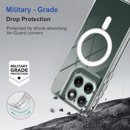 Image of Zapcase Back Case Cover for Motorola Edge 70 Fusion | Compatible for Motorola Edge 70 Fusion Back Cover | Compatible with MagSafe | Scratch-Resistant Back Cover | Clear