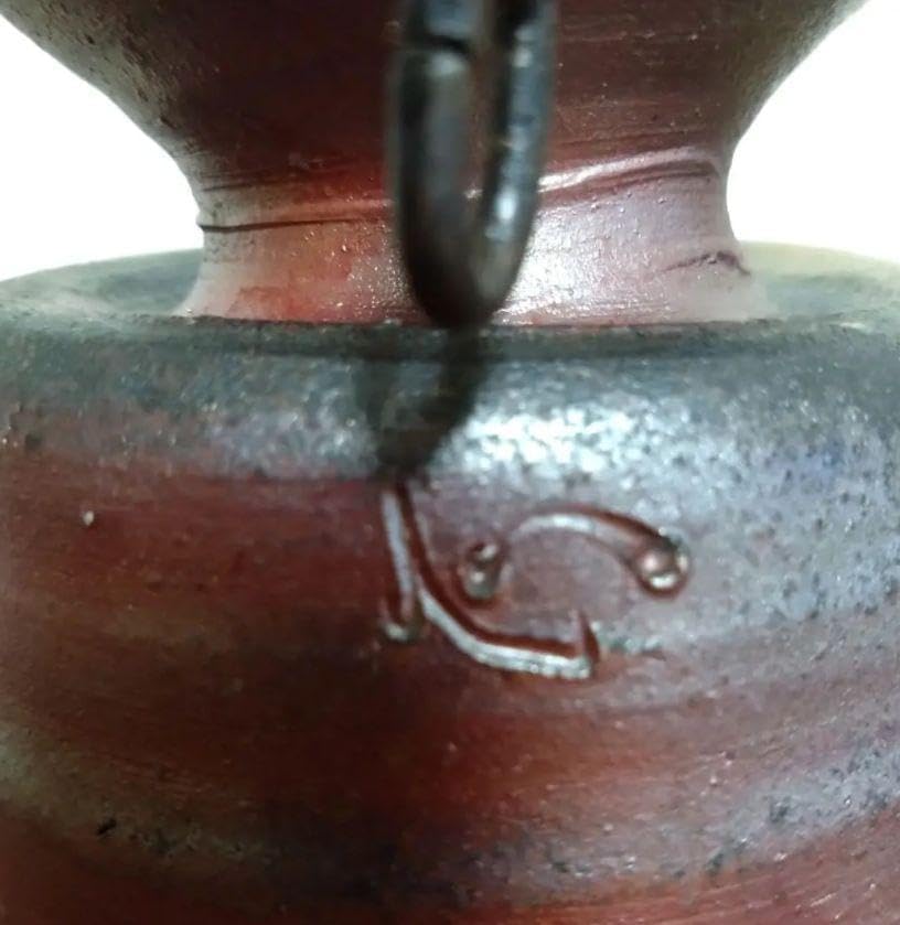 小石原焼　太田熊雄　扁壺　花瓶　民藝　民芸 小石原焼 太田熊雄 扁壺 花瓶 民藝 民芸 小石原焼き太田熊雄作花瓶