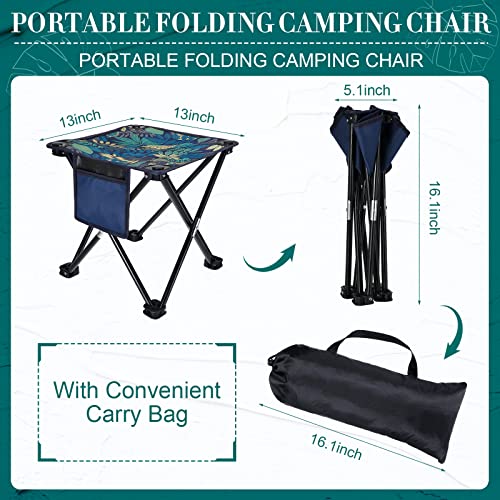 6-Pack-Camping-Stool-13-inch-Portable-Folding-Stool-with-Carry-Bag-Collapsible-Camping-Chair-400-Lbs-Compact-Stool-Seat-for-Camping-Fishing-Hiking-Gardening-Walking-Travelling-Outdoor-Activities