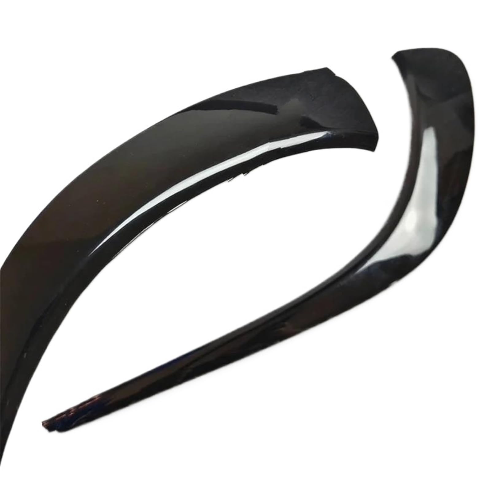 Auto Frontali Paraurti Spoiler Per Mercedes Per Benz CLA C118 Per AMG 2020-2024 2 pezzi Paraurti anteriore auto Spoiler Splitter Canard Prese d'aria(Nero lucido)